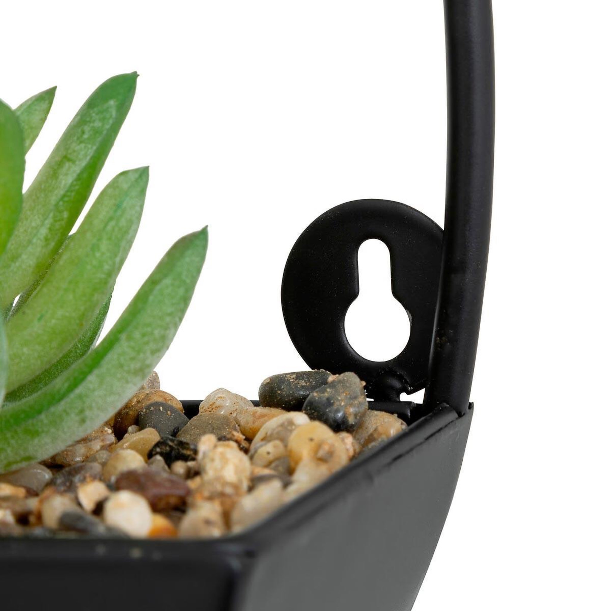 Voir la diapositive 2 : ATMOSPHERA Plante artificielle à suspendre  imy  41cm noir