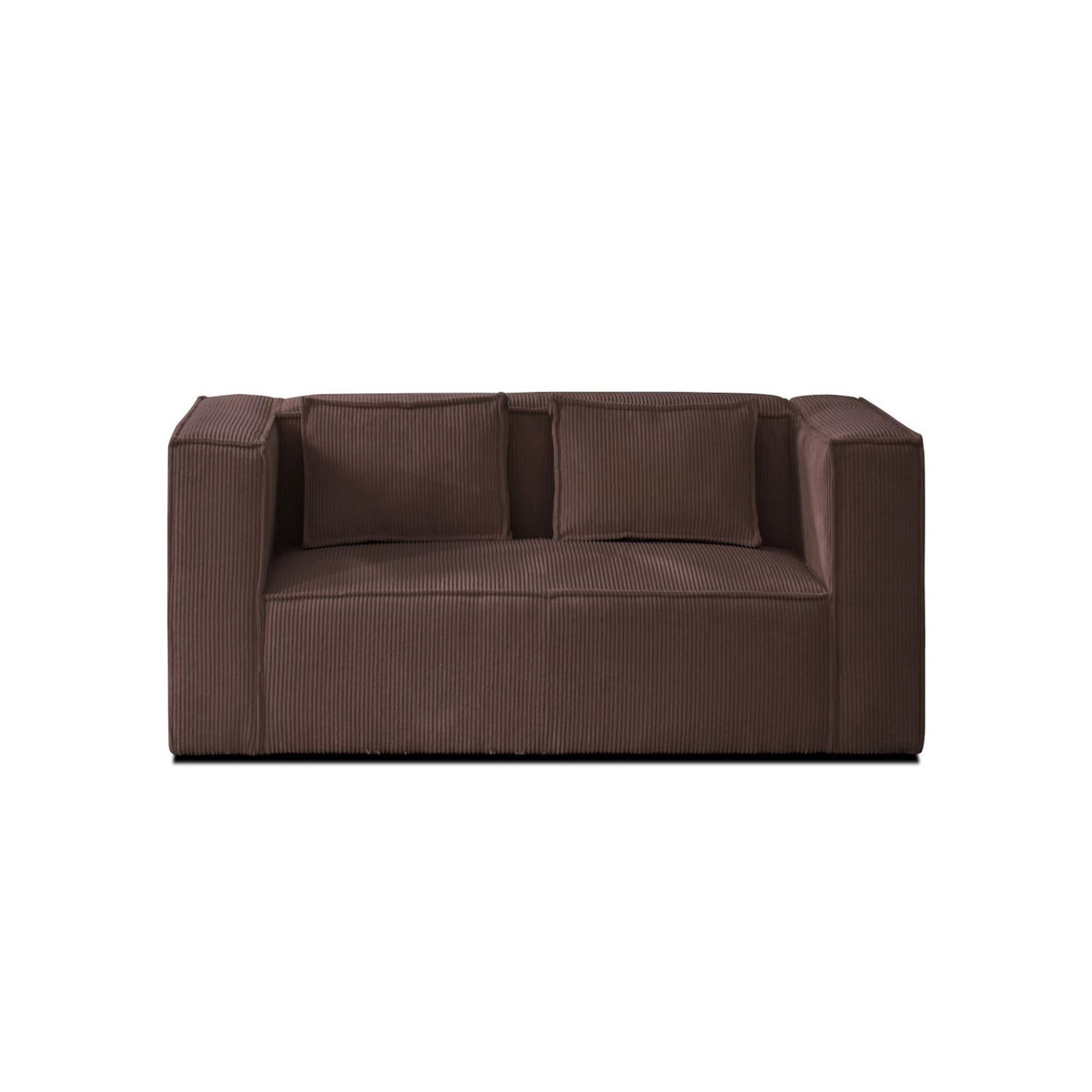 LISA DESIGN Stella - canapé fixe 2 places - en velours côtelé - style contemporain