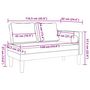 Voir la diapositive 6 : VIDAXL Chaise longue avec coussins rouge bordeaux velours