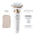 BRAUN Épilateur électrique - BRAUN - Silk-épil 9 Flex - Épilation Facile - 9-041 3D - Blanc / Doré