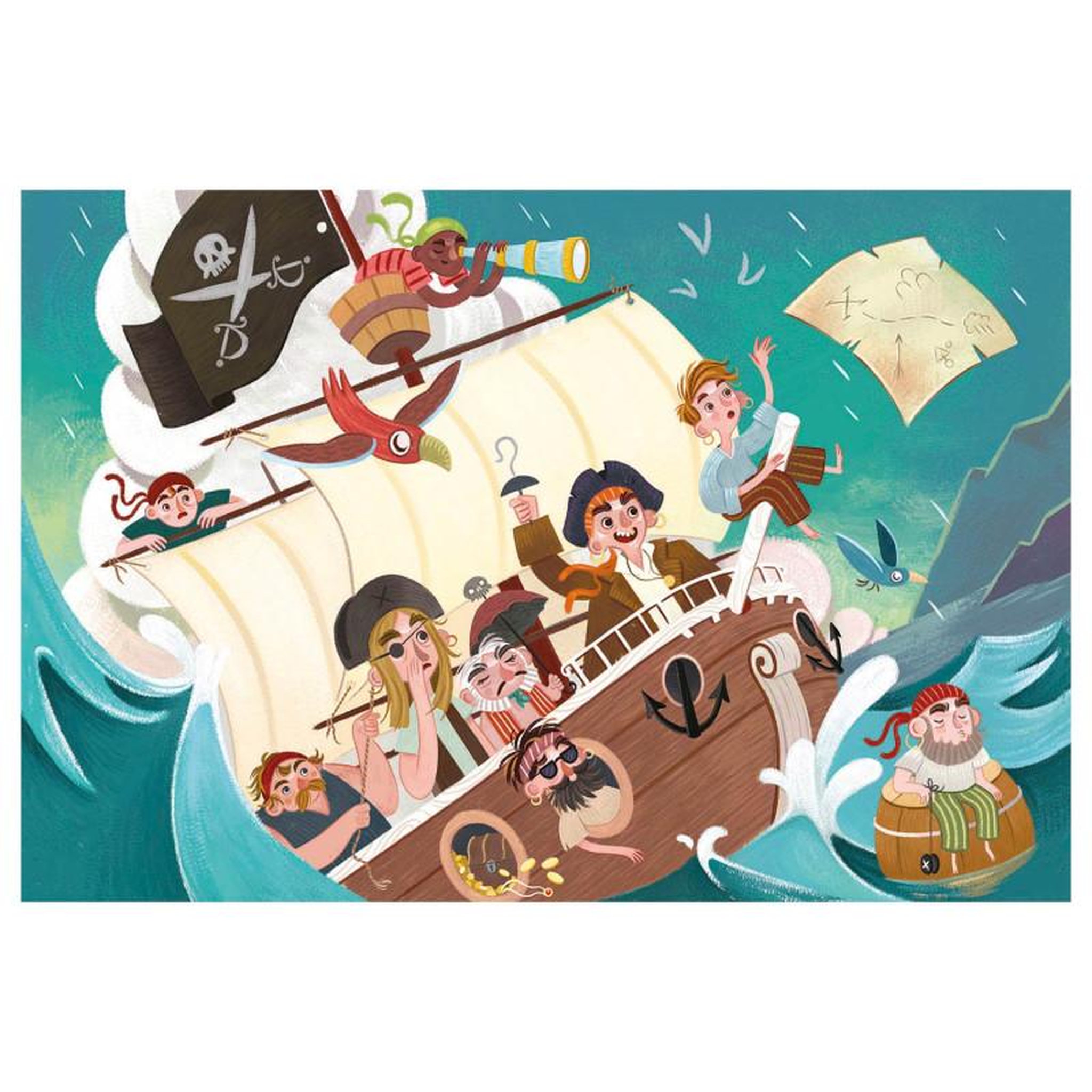Voir la diapositive 2 : CLEMENTONI Clementoni Play for Future Maxi Puzzle - Pirates, 24st.