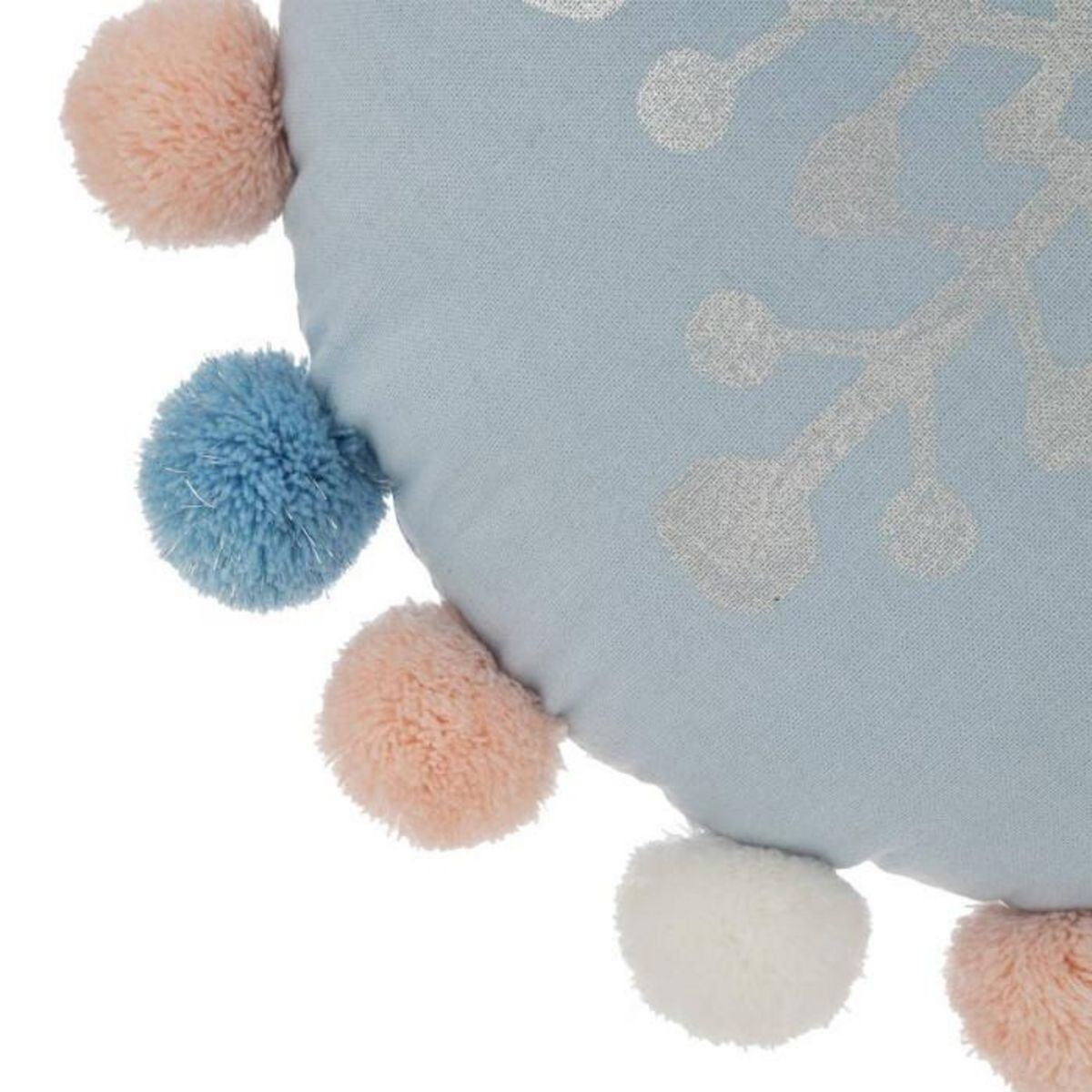 Atmosphera Kids Coussin Déco Enfant  Hiver  33cm Bleu