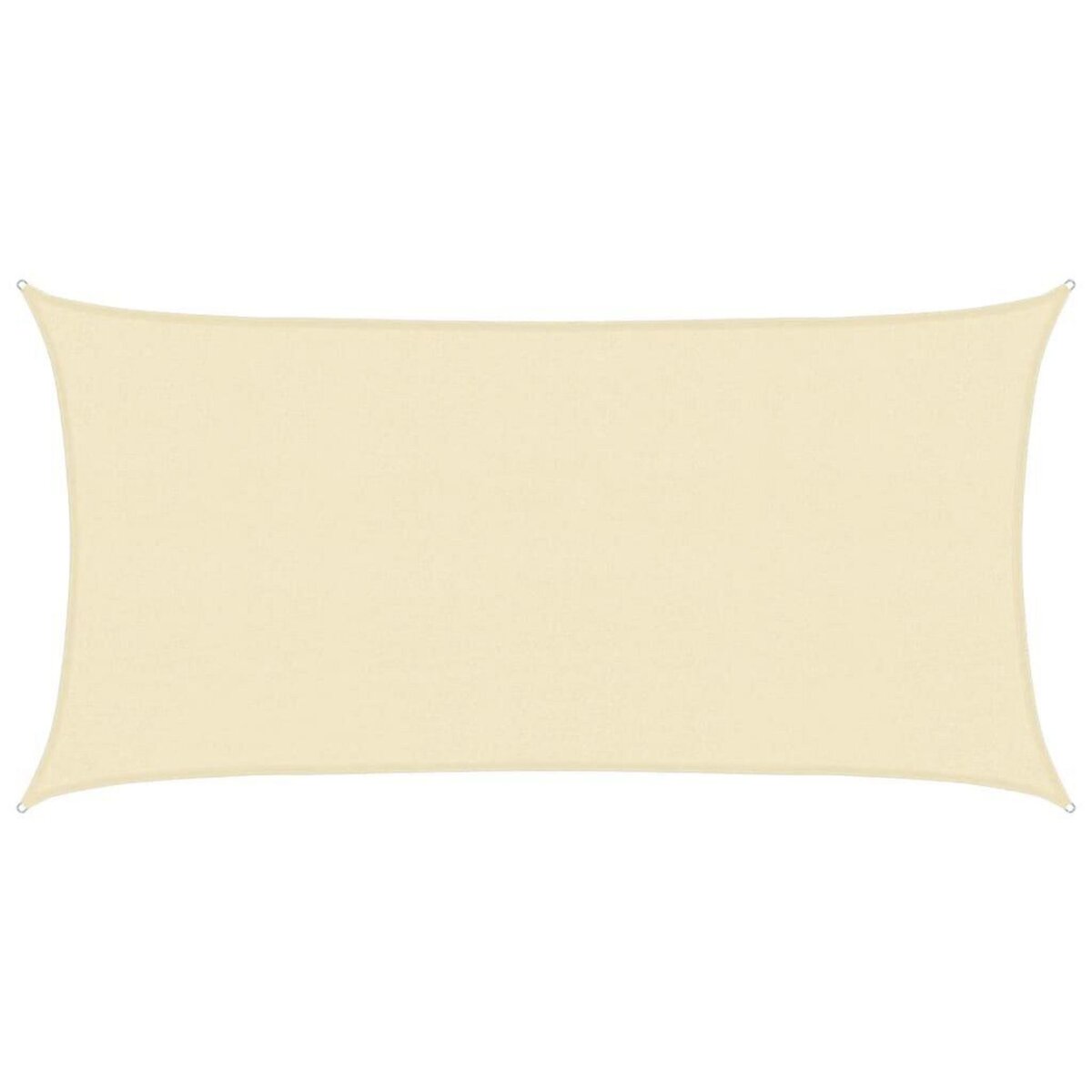 VIDAXL Voile d'ombrage 160 g/m^2 Creme 2,5x4,5 m PEHD