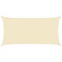 Voir la diapositive 2 : VIDAXL Voile d'ombrage 160 g/m^2 Creme 2,5x4,5 m PEHD