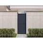 Voir la diapositive 2 : Habitat et Jardin Portillon aluminium  Maurice  - 101.2 x 180.9 cm - Gris