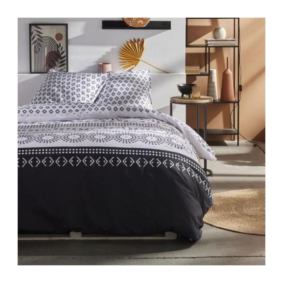 Today Parure de couette - TODAY - Sunshine 17.17 - 220x240cm - 2 personnes - Imprimée - Coton 57 fils