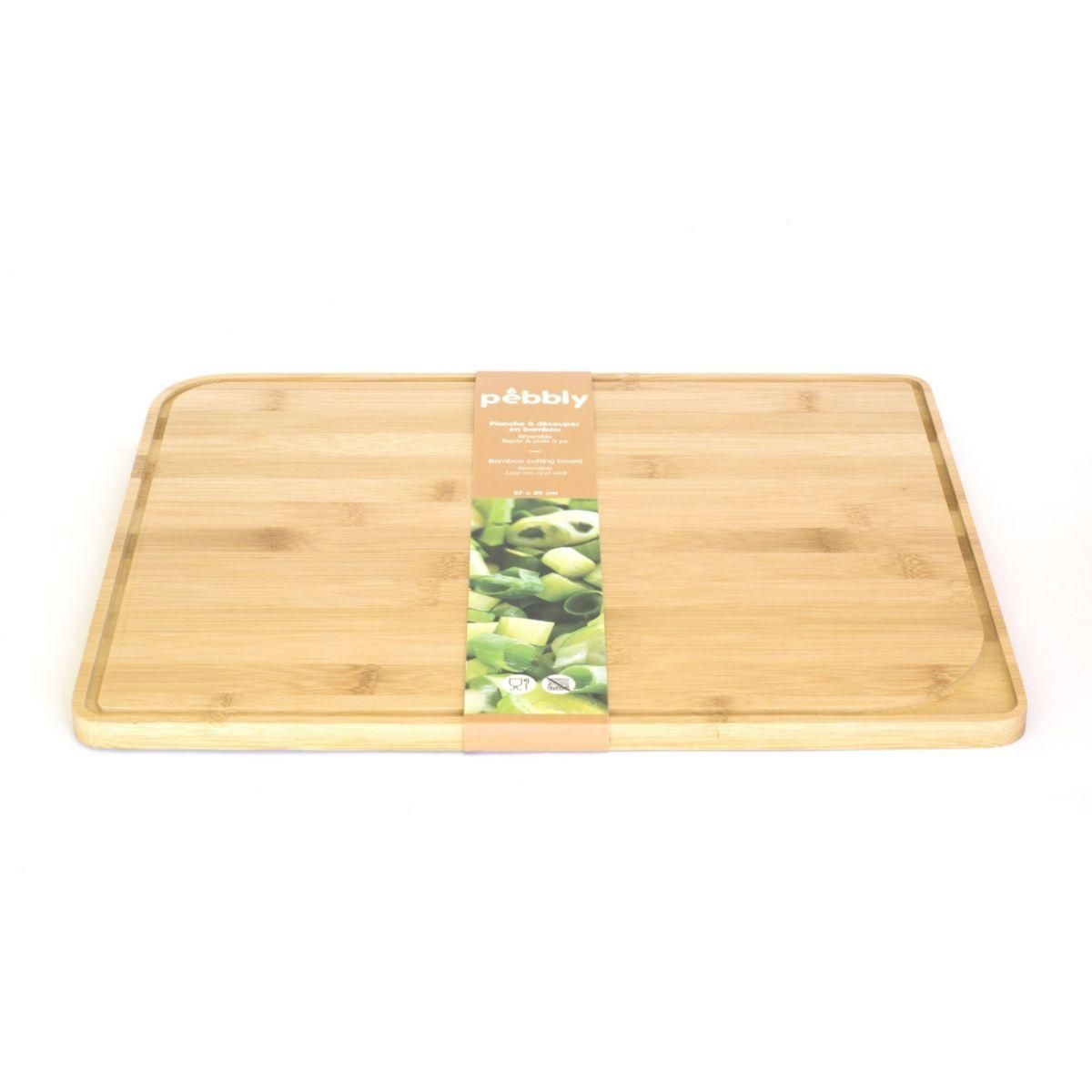 PEBBLY Planche à découper a decouper avec rigole - 37