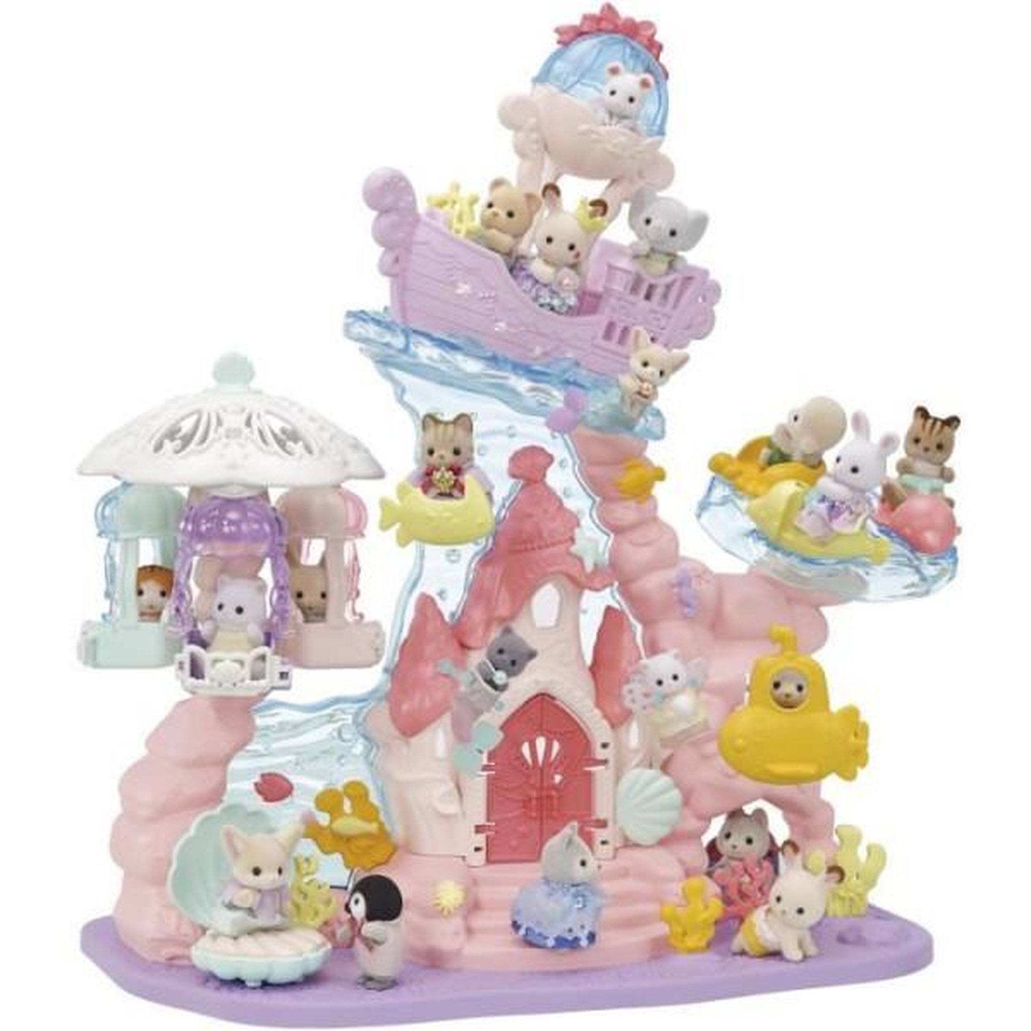 Voir la diapositive 3 : Sylvanian Families Figurines miniatures - SYLVANIAN FAMILIES - 5701 - Le château des sirenes