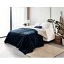 Voir la diapositive 3 : LISA DESIGN Owen - canapé 3 places convertible express couchage quotidien 140 cm matelas 12 cm en velours côtelé grosses côtes