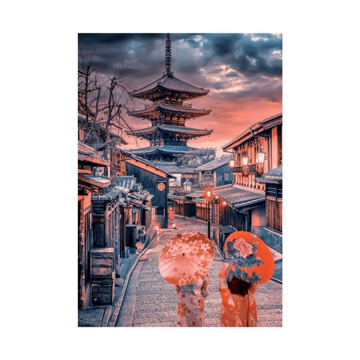 CLEMENTONI Clementoni Jigsaw Puzzle Evening in Kyoto, 500pcs. 35525