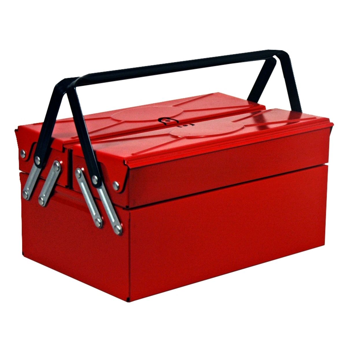 PIERRE HENRY Boite à outils dépliante 3 compartiments 30/1 Rouge