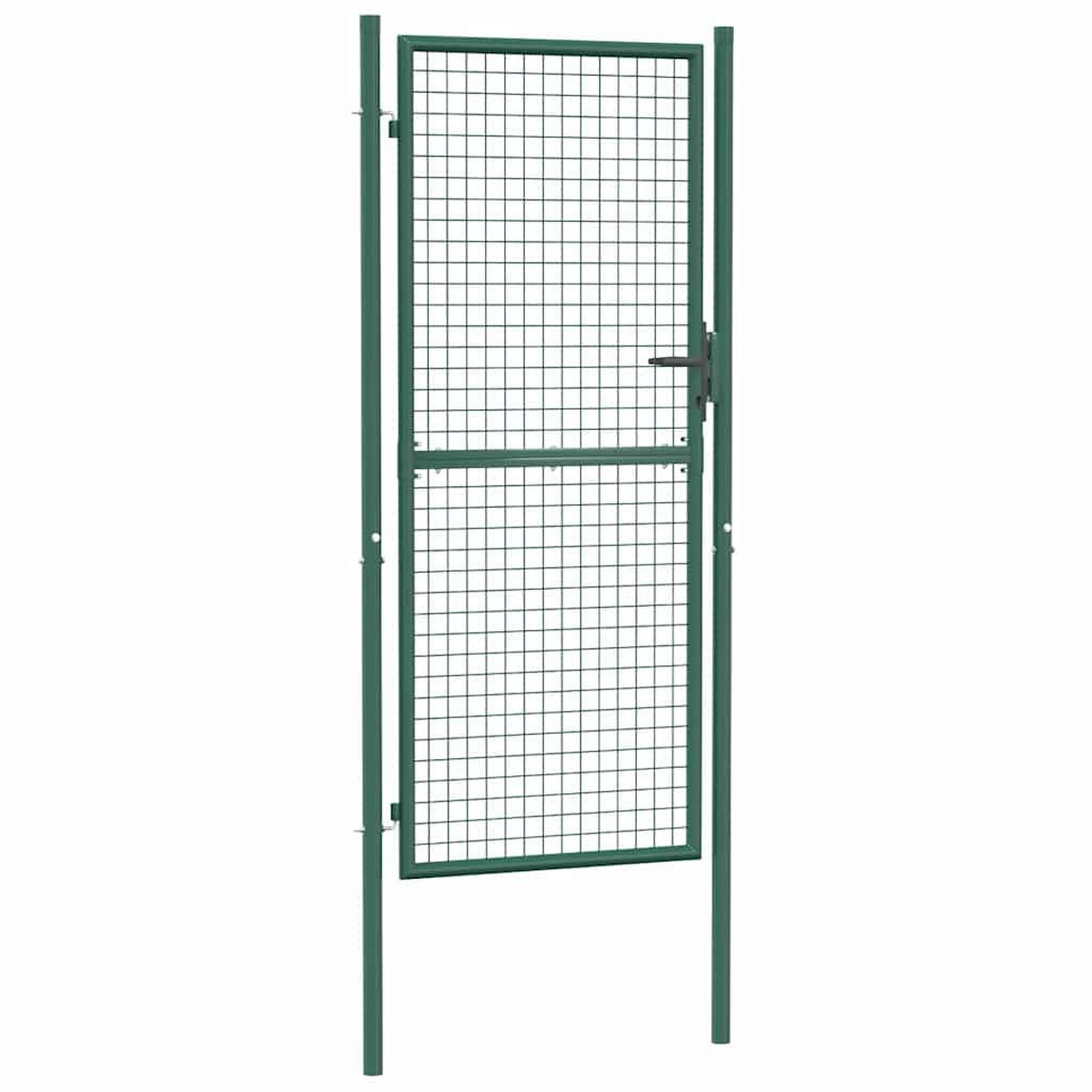 Voir la diapositive 2 : VIDAXL Portail de cloture en acier 100x200 cm vert