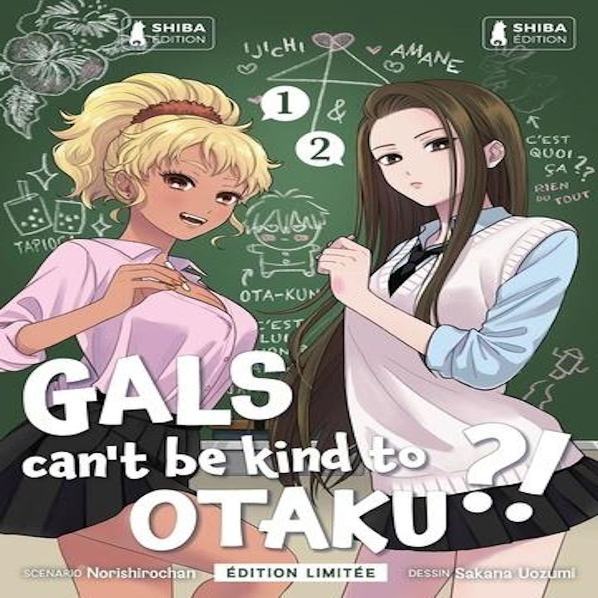 GALS CAN'T BE KIND TO OTAKU ?! : PACK EN 2 VOLUMES : TOMES 1 ET 2. EDITION COLLECTOR, Norishirochan