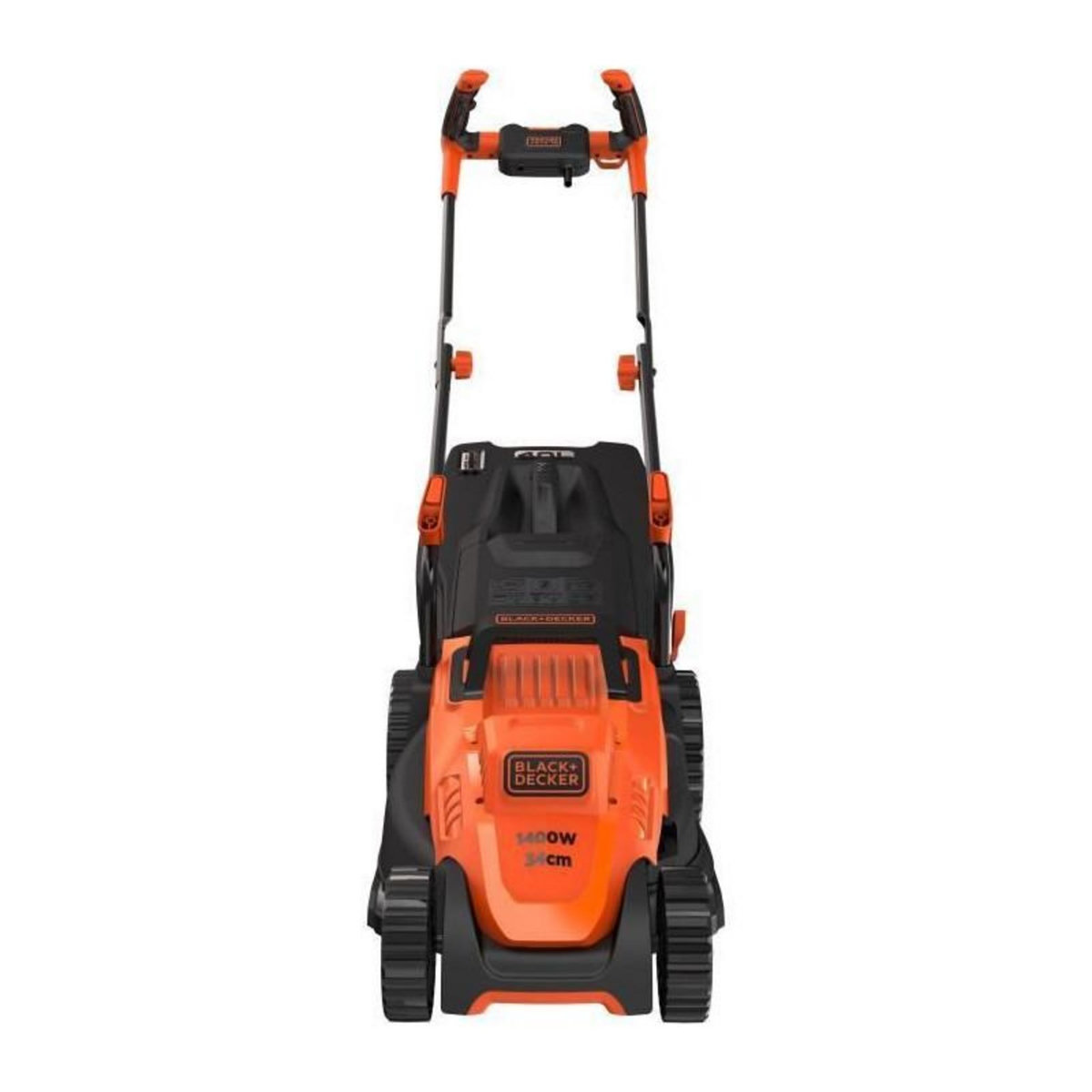 Black et Decker BLACK + DECKER Tondeuse  34cm 1400W - Poignee Bike BEMW461BH