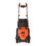Voir la diapositive 2 : Black et Decker BLACK + DECKER Tondeuse  34cm 1400W - Poignee Bike BEMW461BH