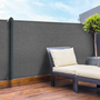Voir la diapositive 2 : ID MARKET Brise vue renforcé 1,5 x 10 M gris 90 gr/m² classique