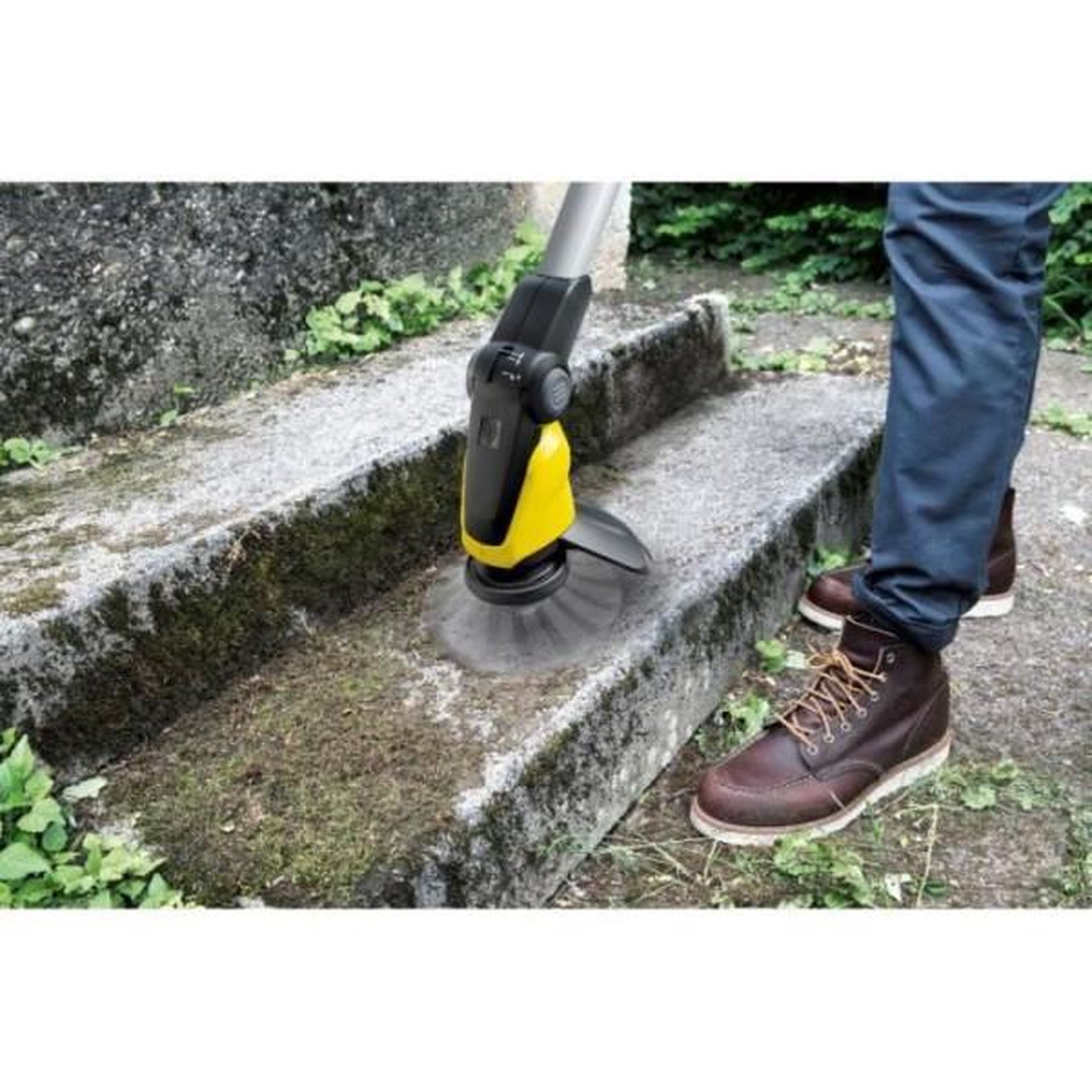 Voir la diapositive 4 : KARCHER Désherbeur sur batterie karcher wre 18-55 - élimination efficace de la mousse et des mauvaises herbes