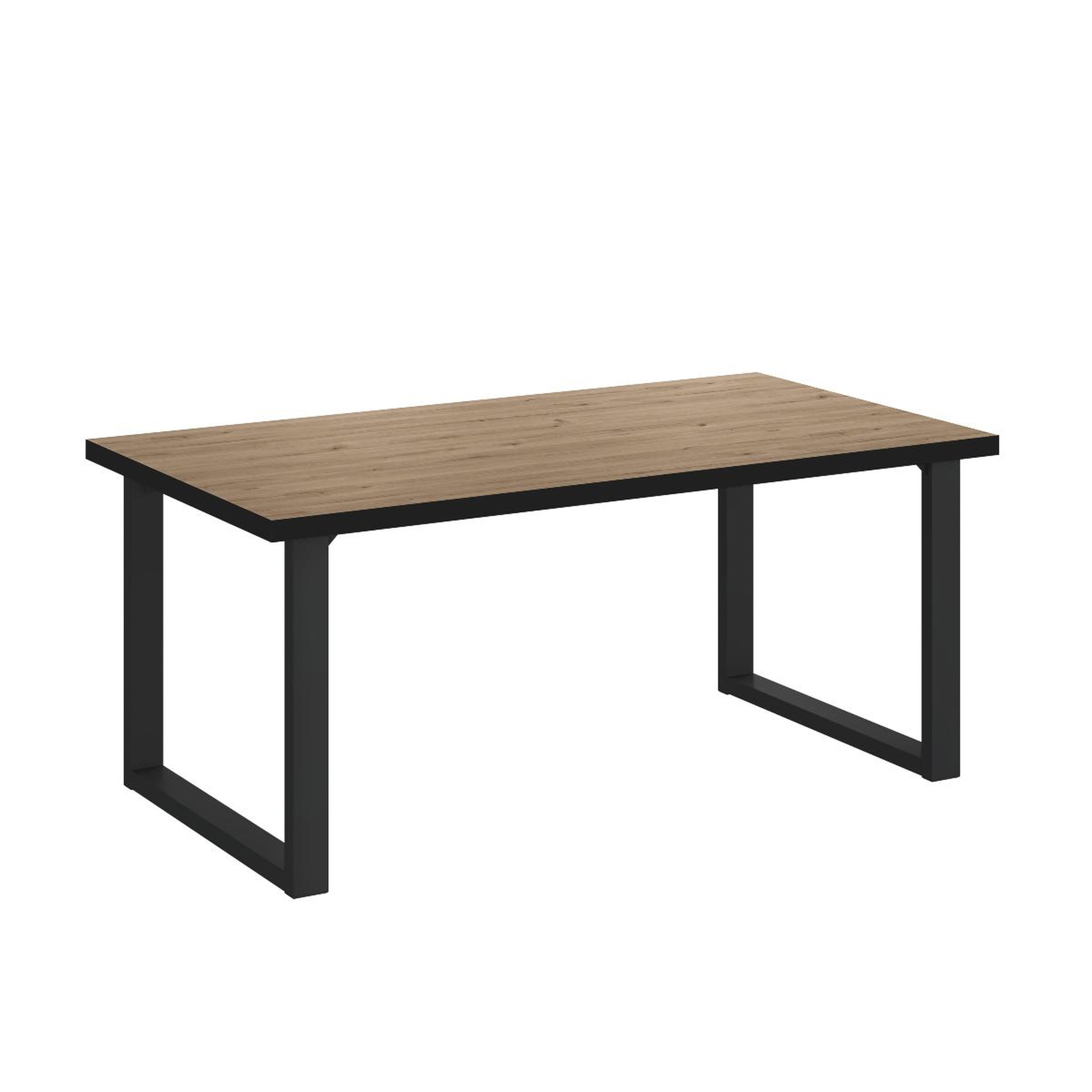 Voir la diapositive 5 : JLC KREATION Salle à manger complète moderne bois et noir kamelia