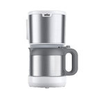 BRAUN Cafetière Braun KF 1505 WH avec système OptiBrew blanc
