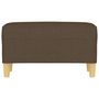 Voir la diapositive 3 : VIDAXL Banc Marron 70x35x41 cm Tissu