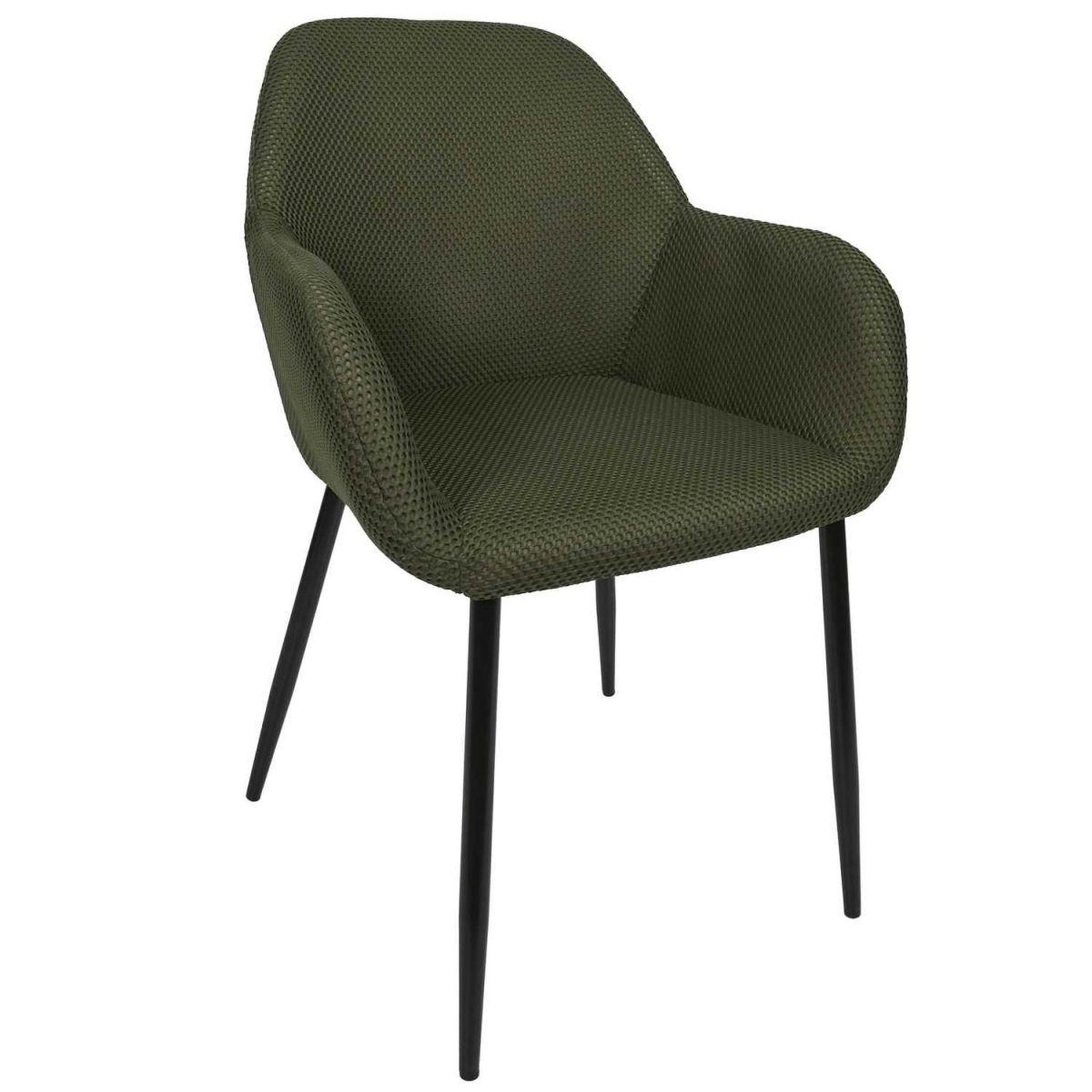 Voir la diapositive 2 : The Home Deco Factory Lot de 2 chaises fauteuil  atome  85cm kaki