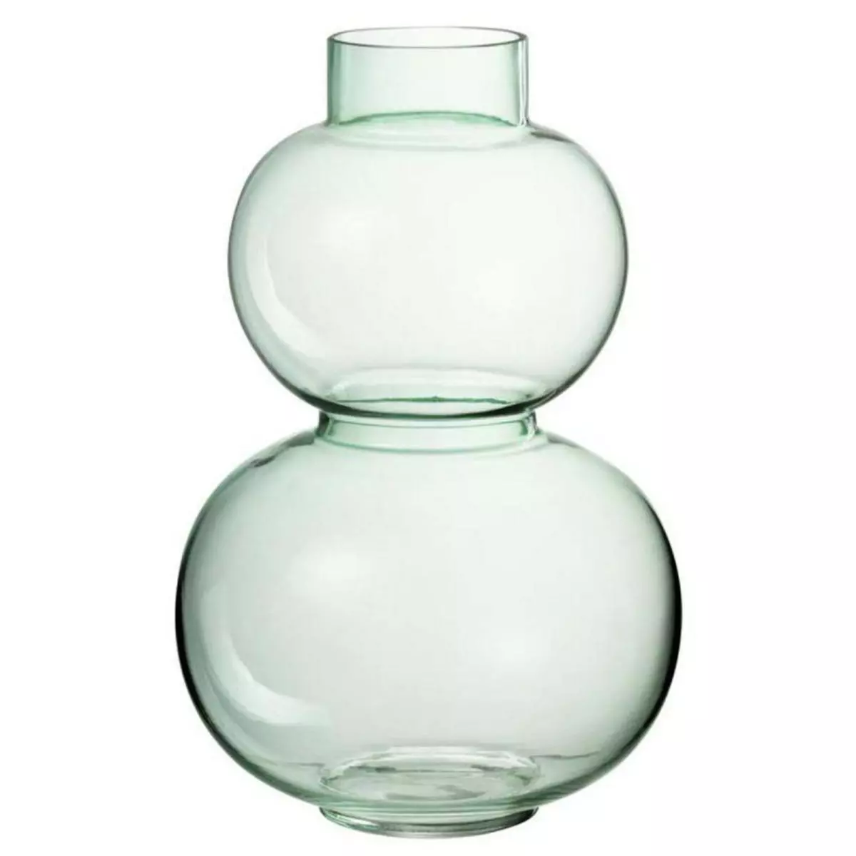 Paris Prix Vase Design en Verre  Boule  28cm Vert