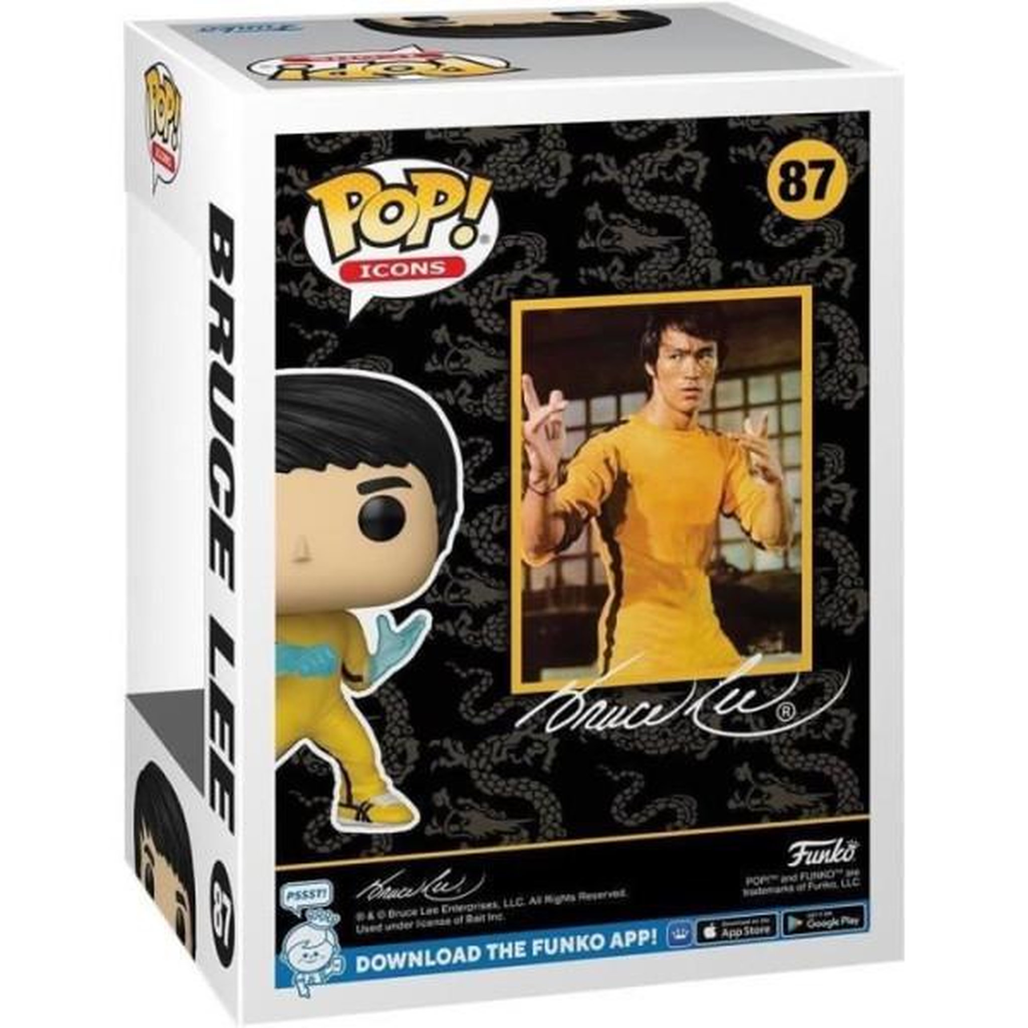 Voir la diapositive 3 : Funko Figurine Funko Pop! - Icons - Bruce Lee - 87