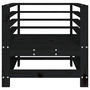 Voir la diapositive 4 : VIDAXL Chaises de jardin lot de 2 noir bois massif de pin