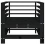 Voir la diapositive 4 : VIDAXL Chaises de jardin lot de 2 noir bois massif de pin