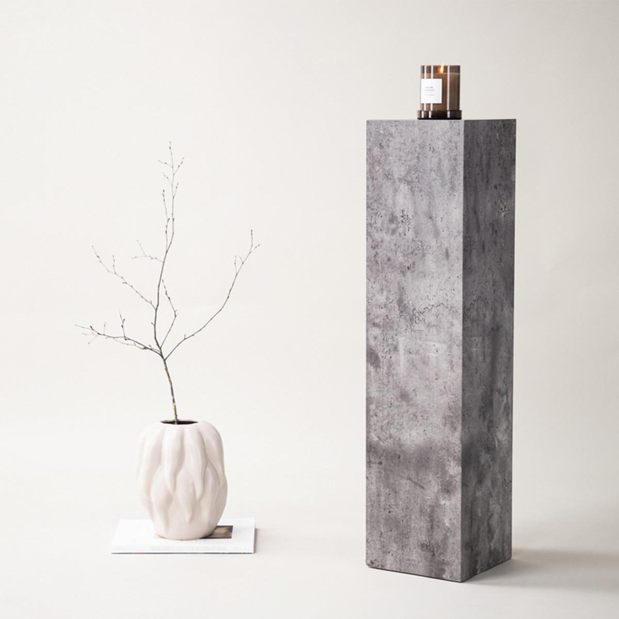 Voir la diapositive 4 : Paris Prix Sellette décorative  ramsvik  95cm gris