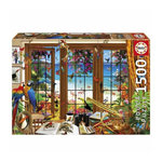 EDUCA Puzzle - EDUCA - Fenetre de l'Observateur d'Oiseaux - 1500 pieces - 85 x 60 cm - Pour adultes