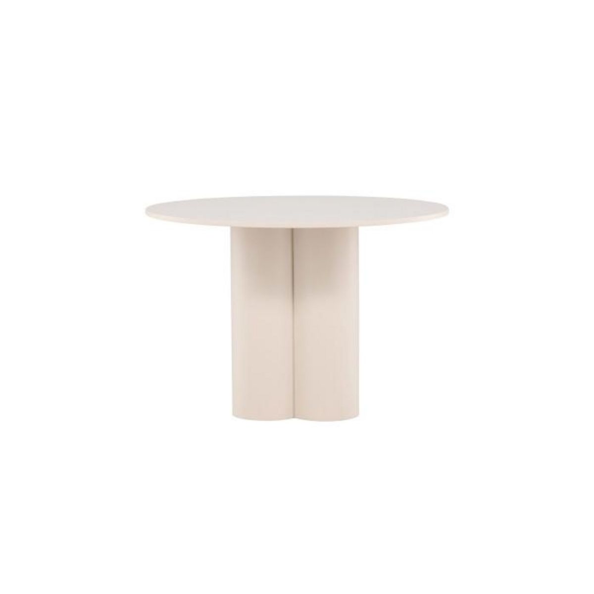 Paris Prix Table à Manger Ronde  Olivia  110cm Beige