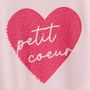 Voir la diapositive 2 : INEXTENSO T-shirt manches longues rose bébé fille 