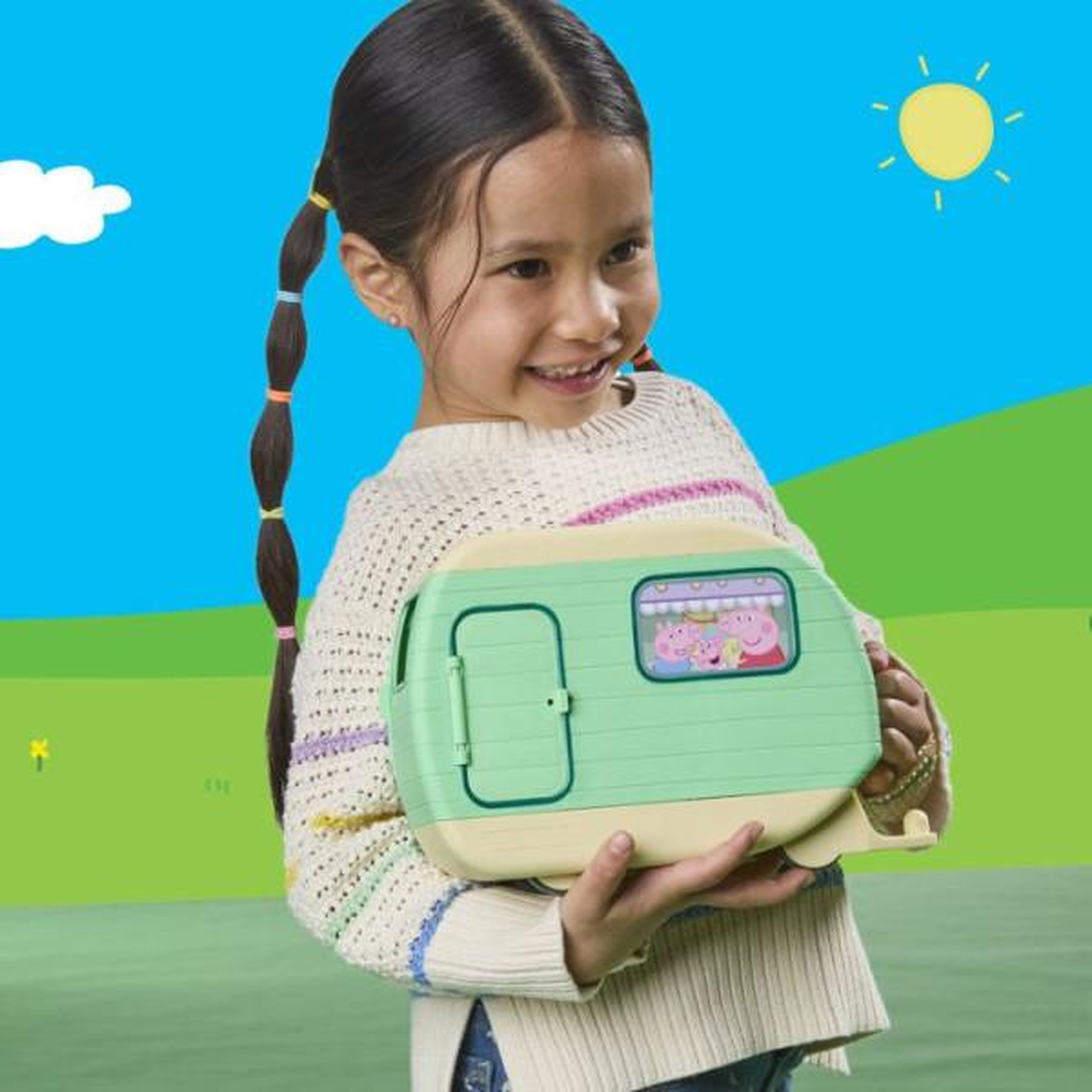 Voir la diapositive 6 : HASBRO Peppa Pig La caravane des trois petits cochons, coffret de 3 figurines avec Bébé Evie, jouets préscolaires pour enfants, dè