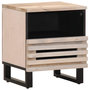 Voir la diapositive 1 : VIDAXL Table de chevet 40x34x46 cm bois de manguier massif blanchi
