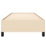 Voir la diapositive 5 : VIDAXL Cadre de lit sans matelas creme 90x190 cm tissu