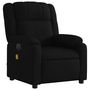 Voir la diapositive 4 : VIDAXL Fauteuil de massage inclinable electrique Noir Tissu