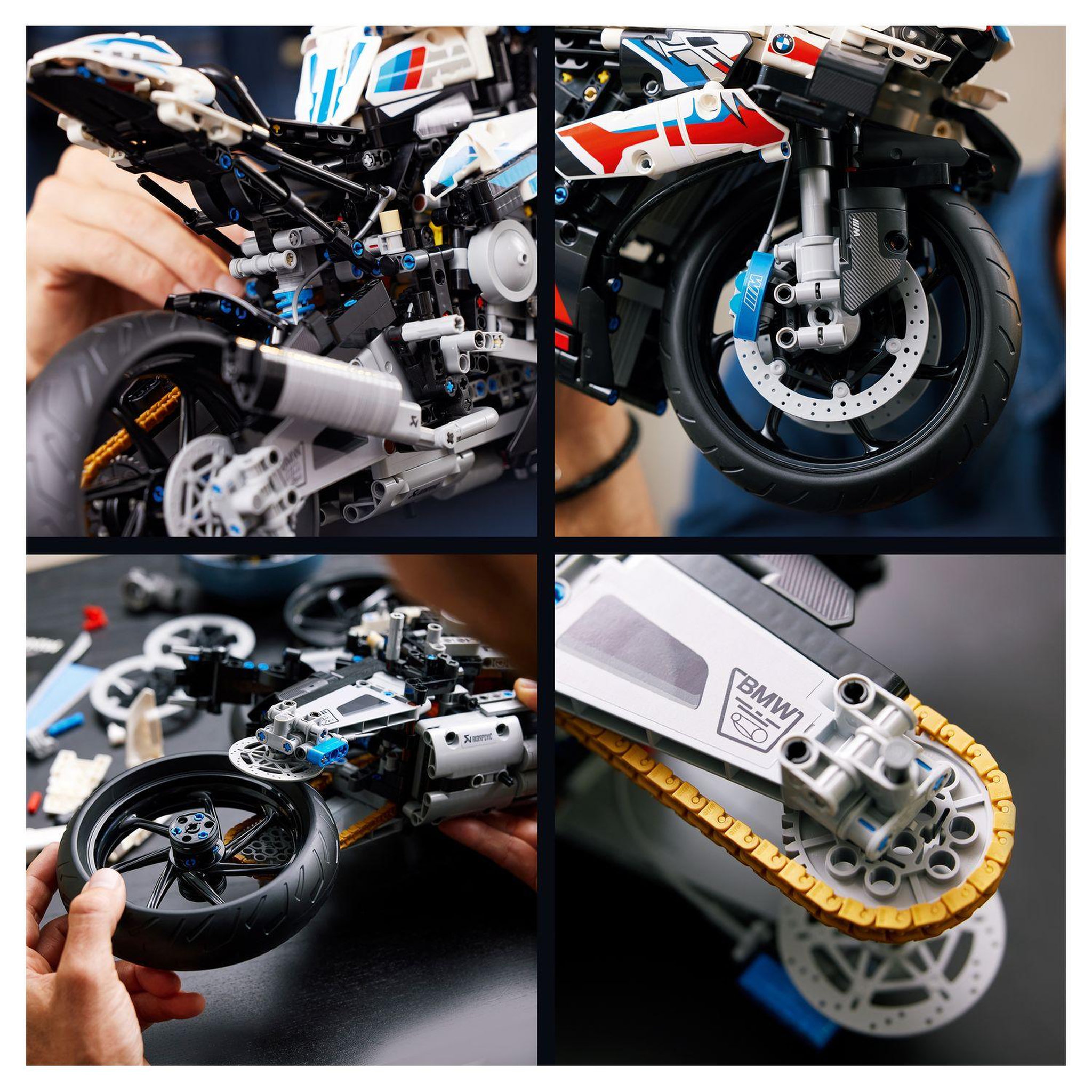Voir la diapositive 5 : LEGO Technic 42130 - BMW M 1000 RR, Modèle Réduit Moto Pour Adulte