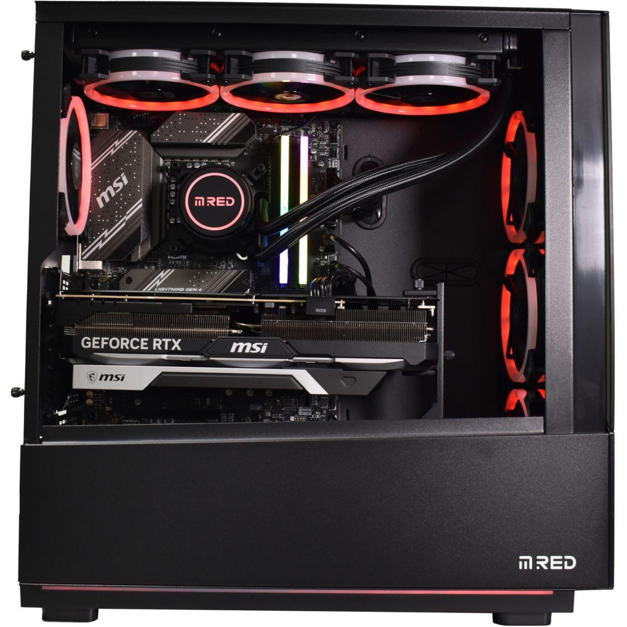 Voir la diapositive 3 : MRED PC Gamer GeForce RTX 4070Ti I5 32Go 1To