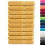 Voir la diapositive 2 : VIDAXL Serviettes de sauna de qualité supérieure SOLUND 10 pcs doré