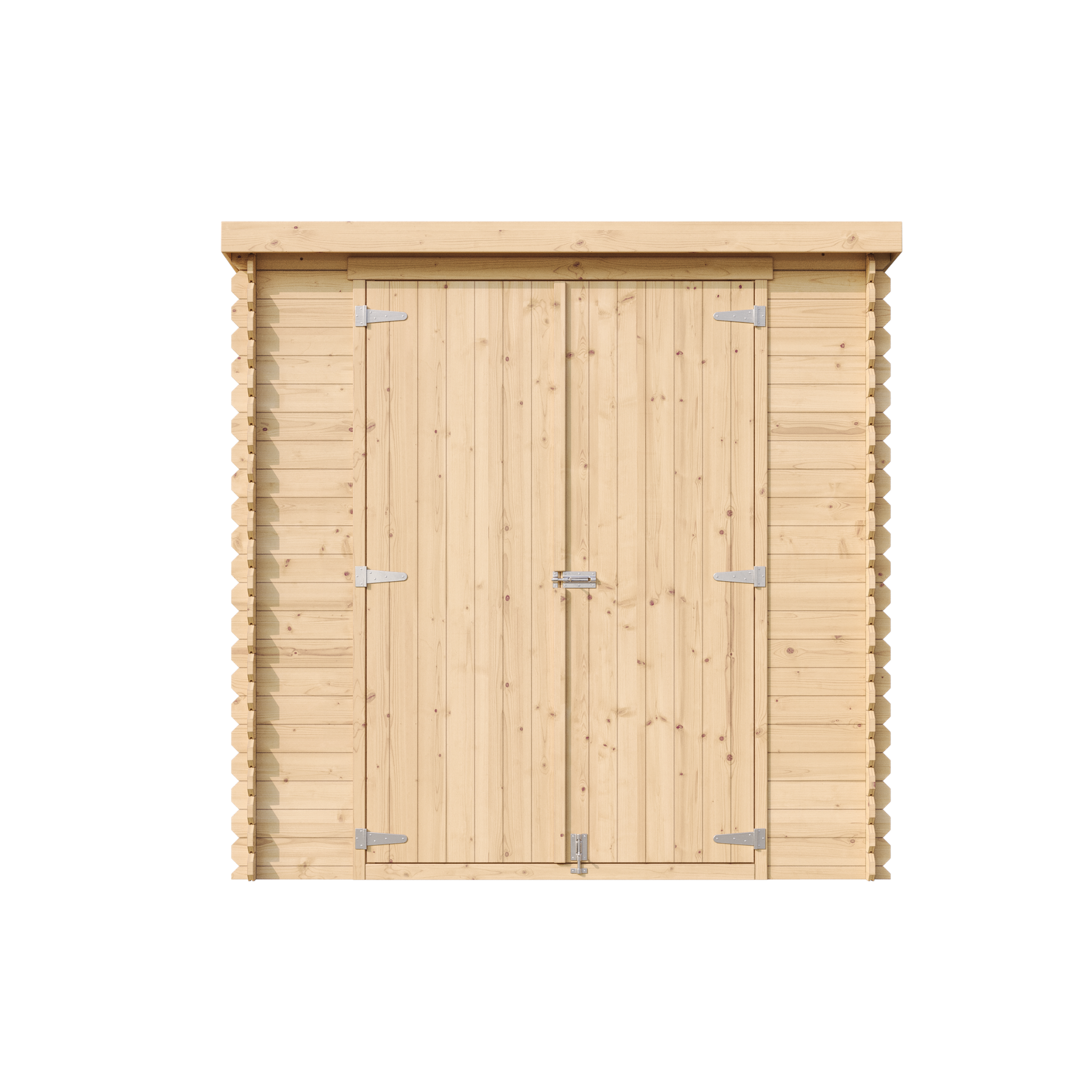 TIMBELA Abri de Jardin en Bois 2,2m² Cabanon de Jardin Extérieur pour Outils avec sol imprégné M311C1+M311G
