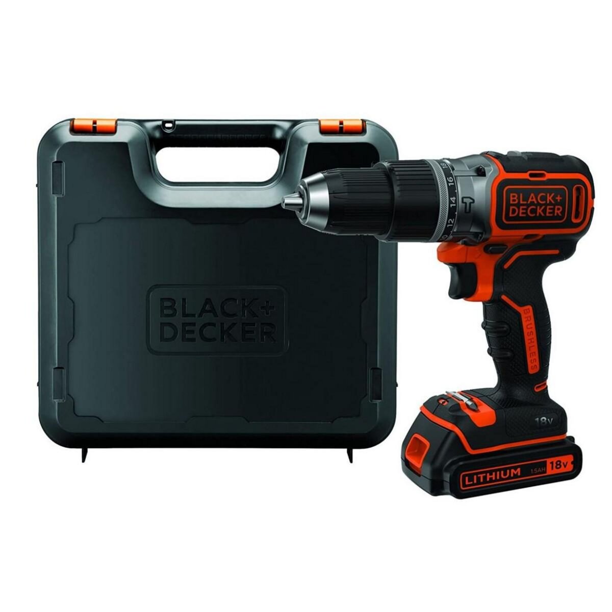 BLACK ET DECKER Perceuse sans fil 18V Batterie Lithium 1.5AH pas cher 