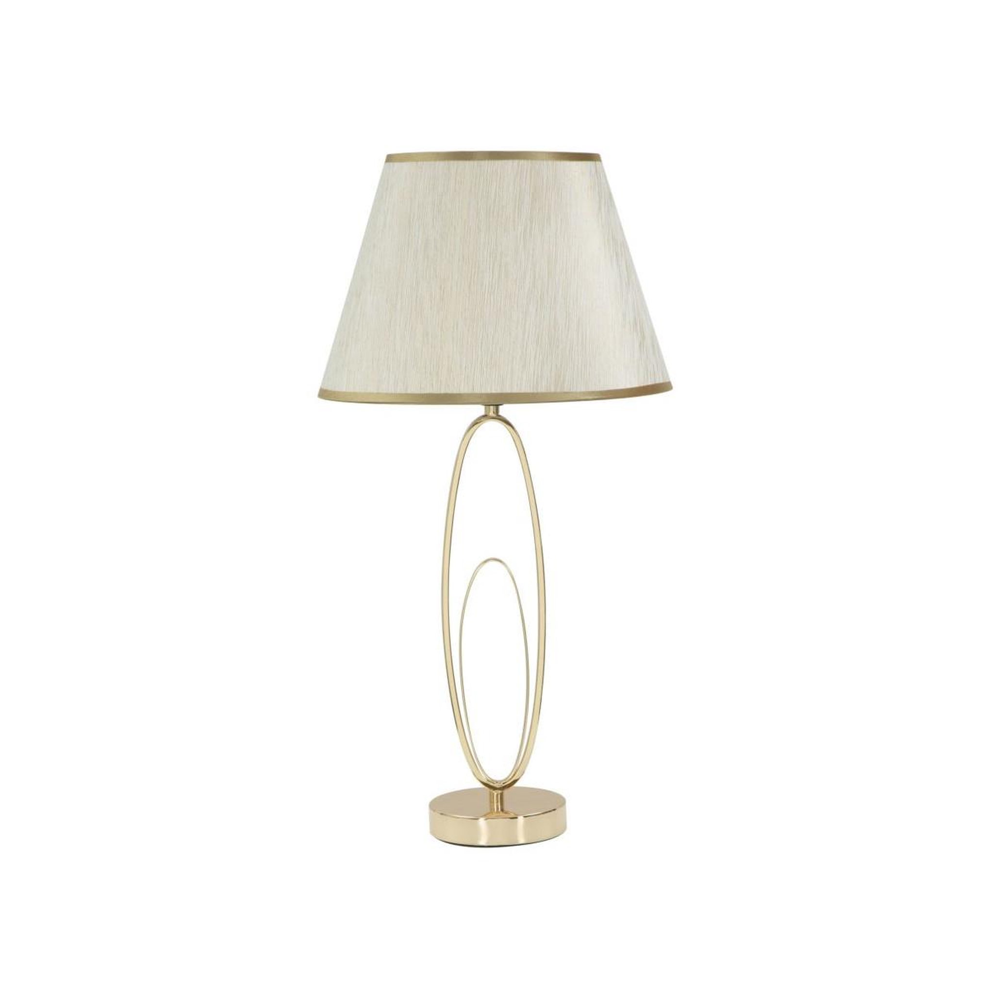 Paris Prix Lampe à poser en métal  flush  58cm crème & or