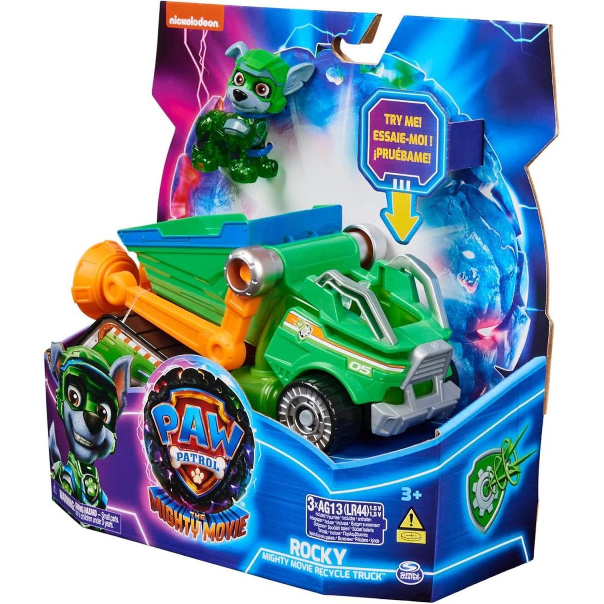 SpinMaster Vehicule + figurine rocky la super patrouille - le film