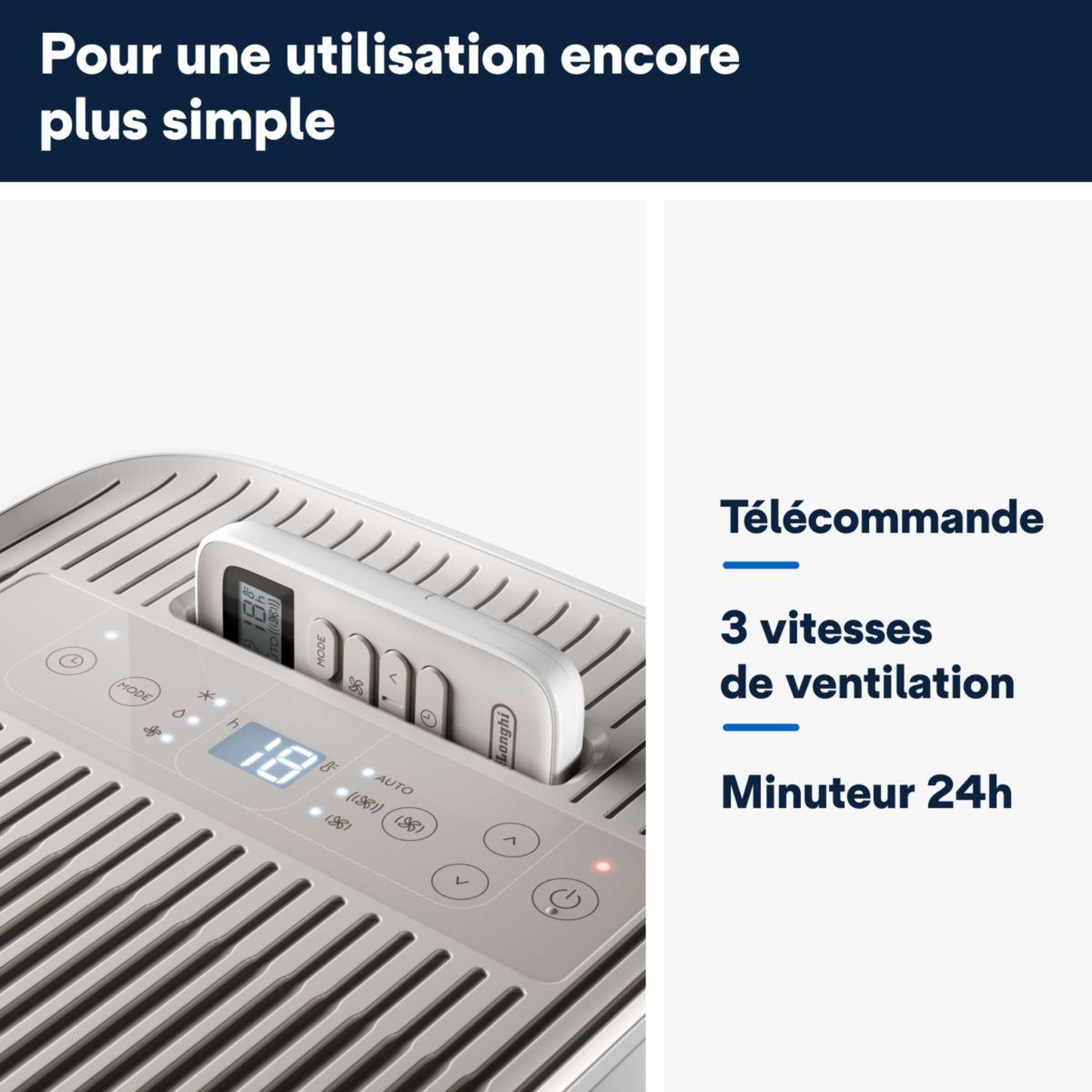Voir la diapositive 4 : DELONGHI Climatiseur PAC ES72 CLASSIC