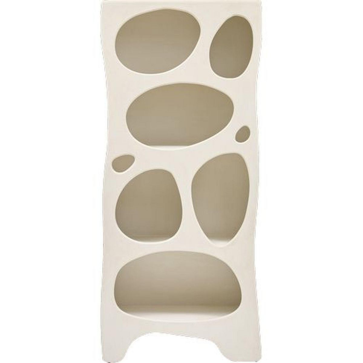 ATMOSPHERA Meuble étagère 6 niches forme organique CHESNI - Ivoire