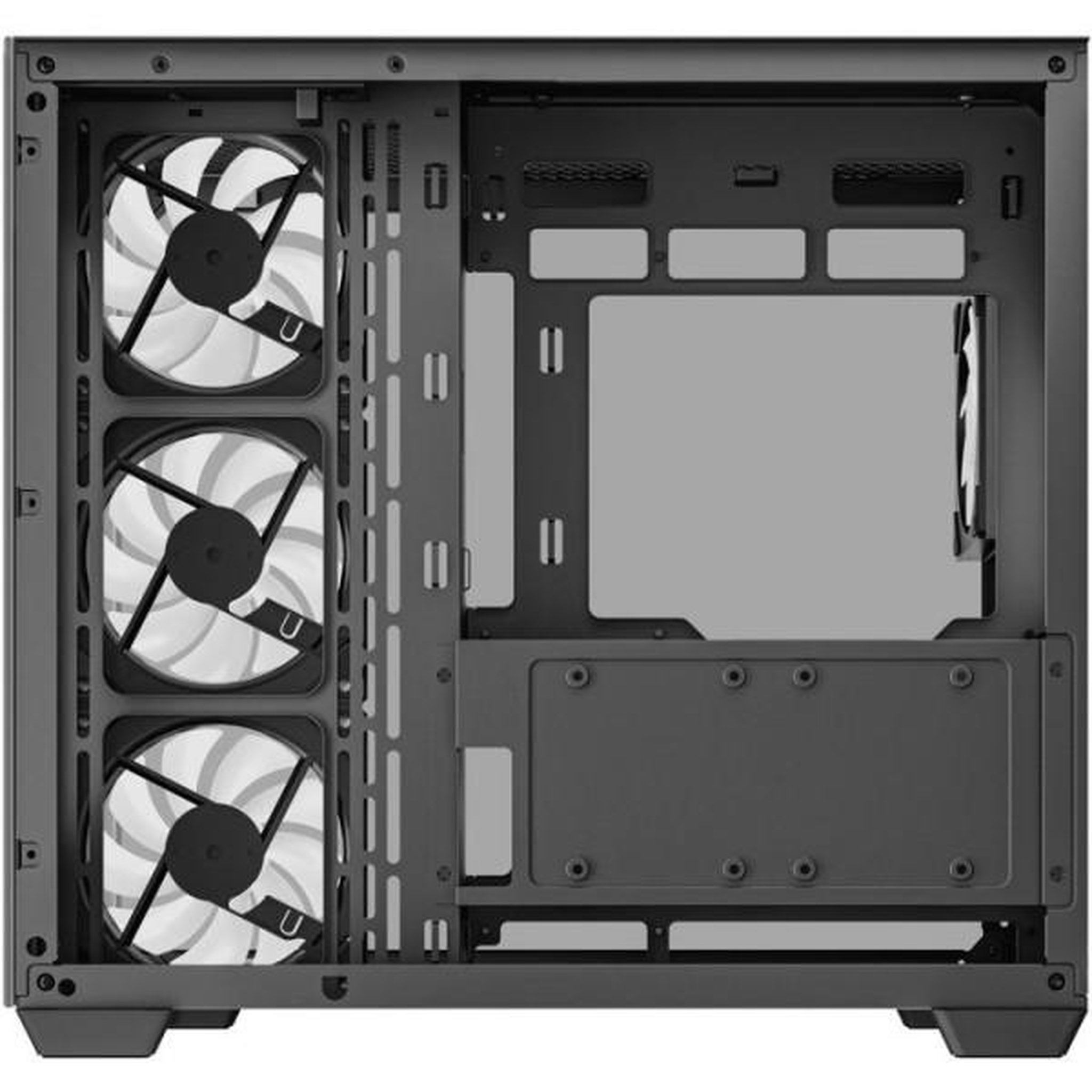 Voir la diapositive 6 : Deepcool Boitier PC - DEEPCOOL - R-CG530-BKADA4-G-1 - Mini tour - Format Mini-ITX / Micro-ATX / ATX & Micro-ATX - 4 ventilateurs ARGB - N