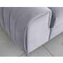 Voir la diapositive 3 : BEST MOBILIER Talisay - canapé droit 3 places - convertible - en velours