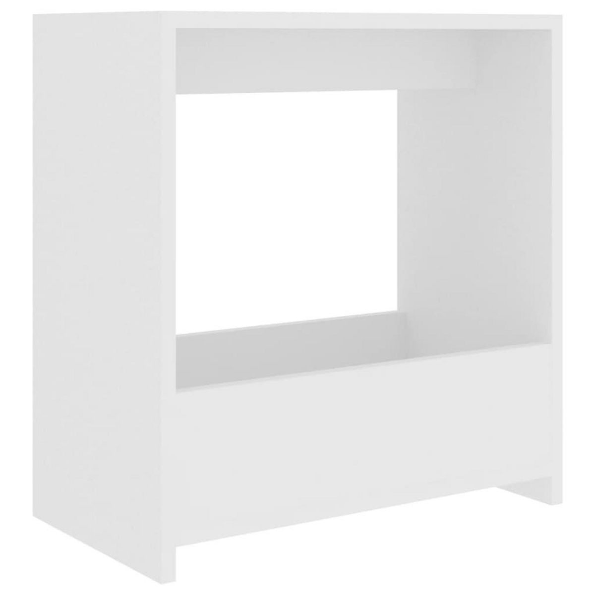 VIDAXL Table d'appoint blanc 50x26x50 cm bois d'ingenierie
