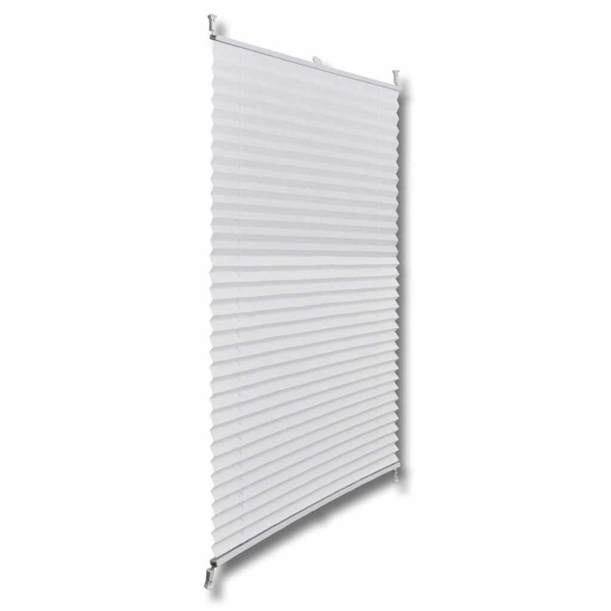 VIDAXL Store plisse 40x200 cm Blanc